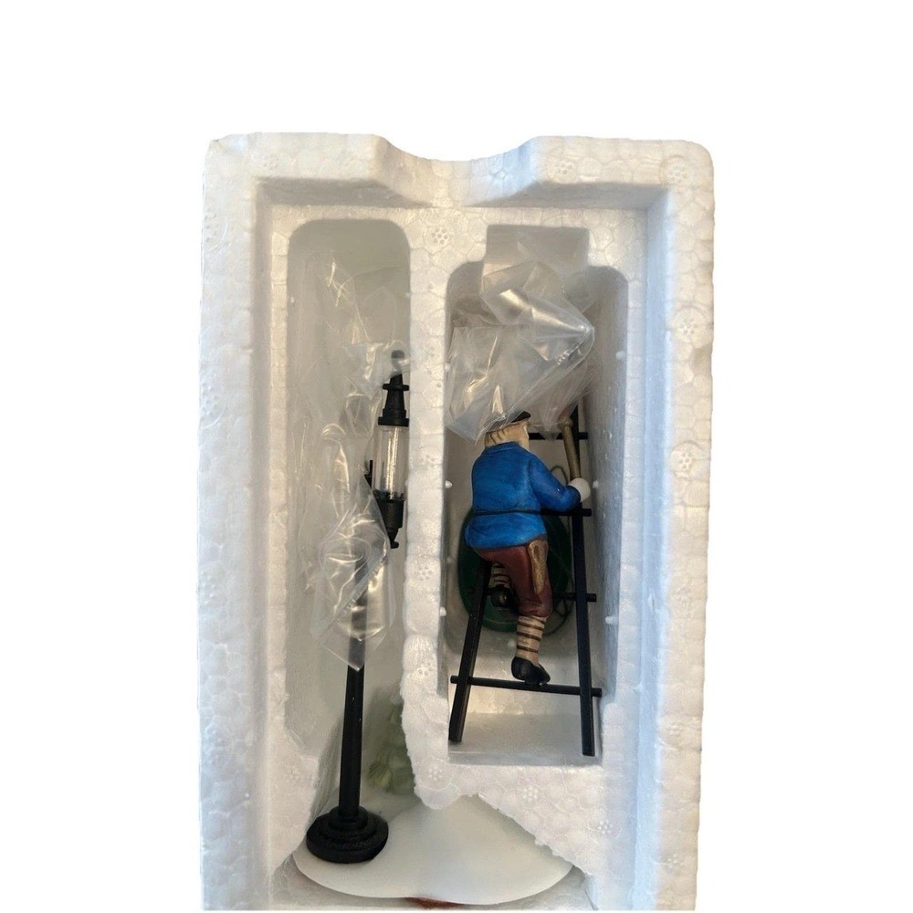 Dept 56 Heritage Village Collection Lamplighter Accessory Set Handpainted
