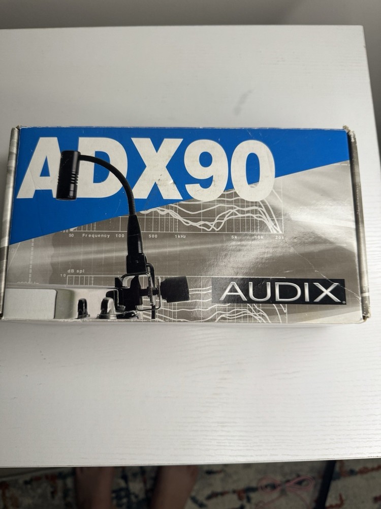 AUDIX ADX90 Condenser Drum Microphone with Phantom Power Tested Excellent Condition