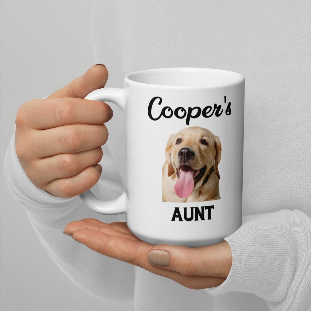 Personalized Dog Aunt Gift Aunt Dog Dog Auntie Coffee Mug