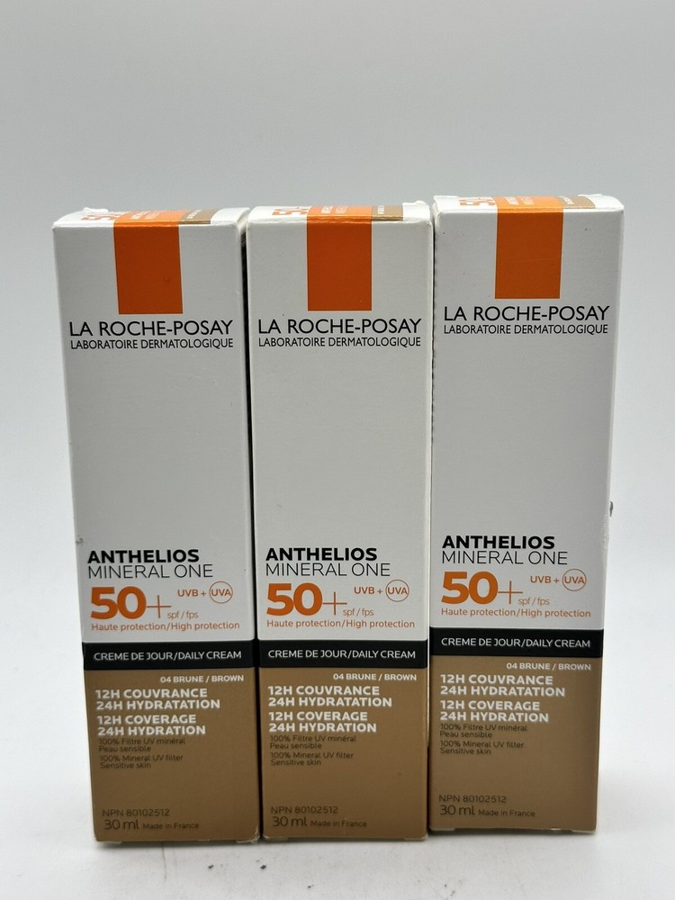 NEW La Roche Posay Anthelios Mineral One SPF50+ Shade 04 Brown 30ml Exp 03/2026