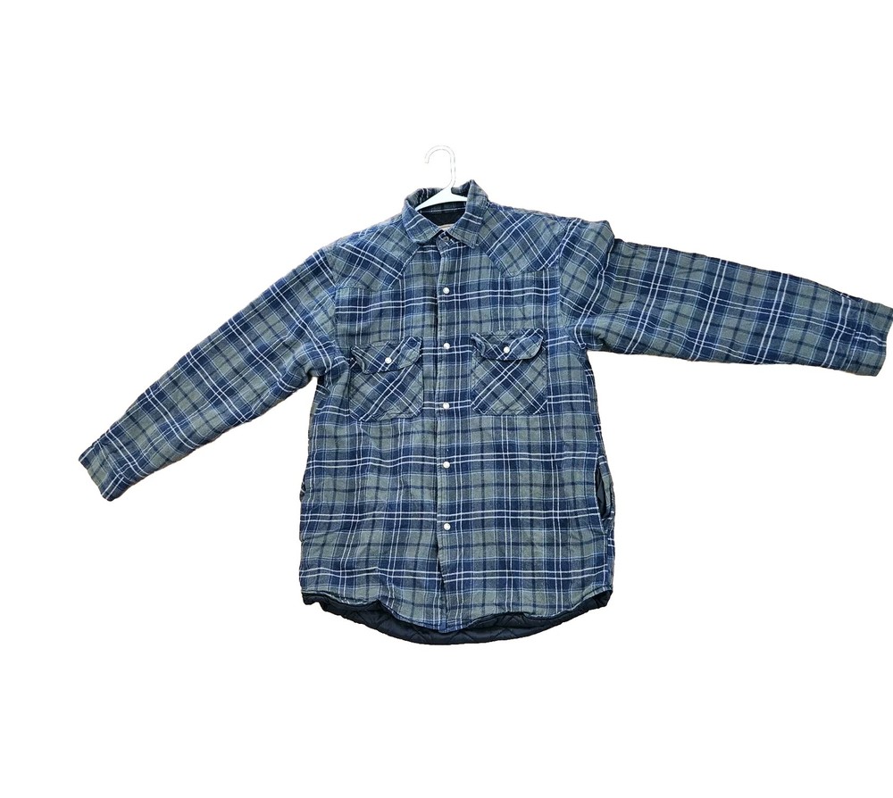 C E Schmidt Quilted Flannel Work Jacket Medium - Durable Warm Workwear