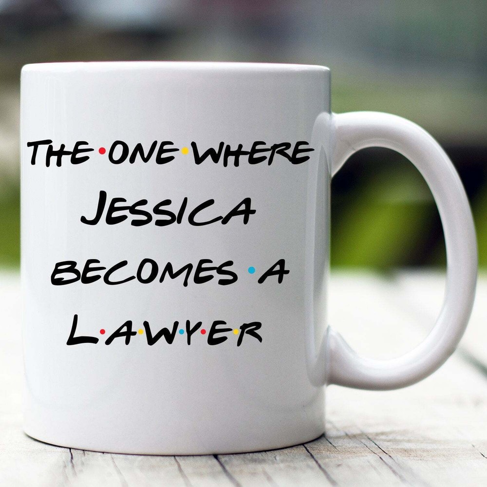 Personalized Lawyer Graduation Mug Lawyer Promotion Gift Graduation Gift For