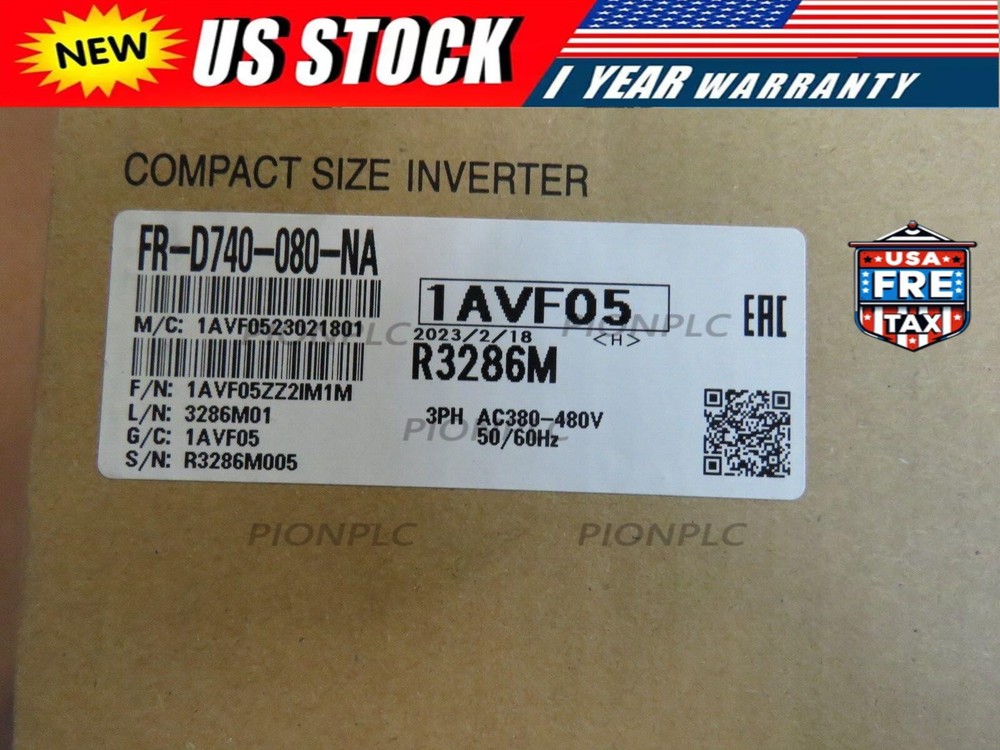 FR-D740-080-NA New Sealed Mitsubishi Compact Size Inverter FR-D740-080-NA