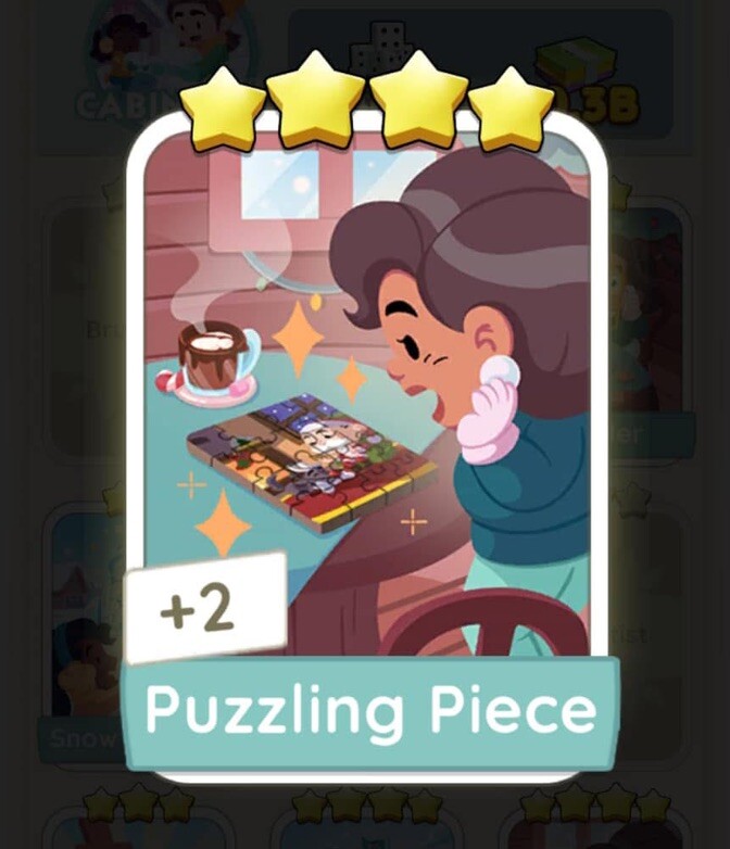 Puzzling Piece - Monopoly Go - Sticker - 4Star⭐️