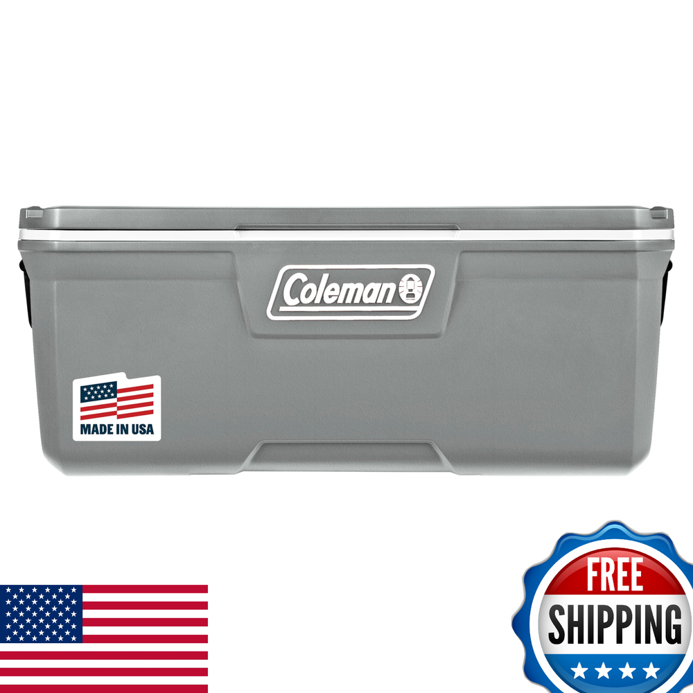 Coleman Classic Insulated Hard Cooler, 52/70/120/150 Quart, Keeps Ice 5 Days