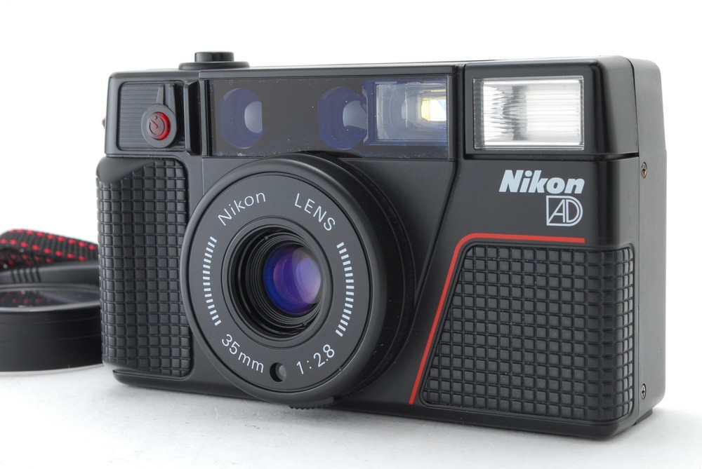 [NEAR MINT w/Case] Nikon L35 AD2 Pikaichi Point & Shoot 35mm Film Camera JAPAN