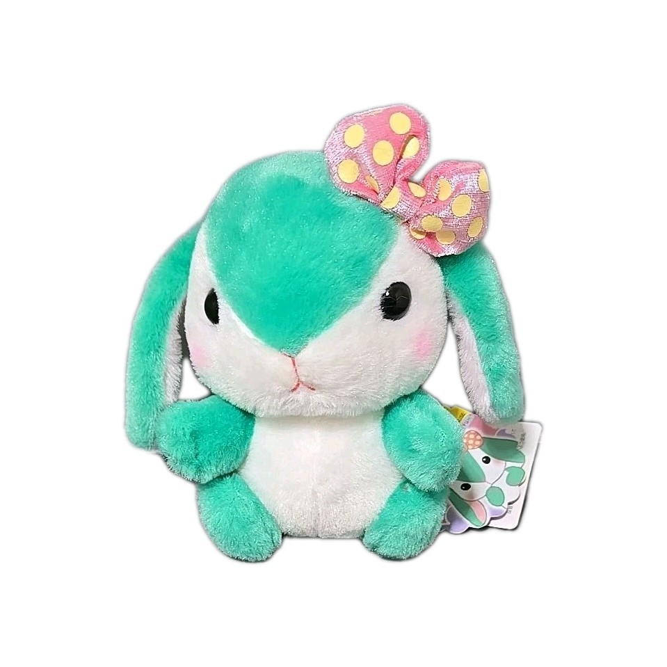NWT Pote USA Loppy Bunny Pastel Green Mint Amuse Plush 6