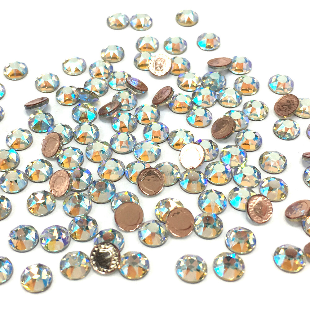Crystal Shimmer Swarovski 2078 16ss 4mm Flatback Hotfix Rhinestones