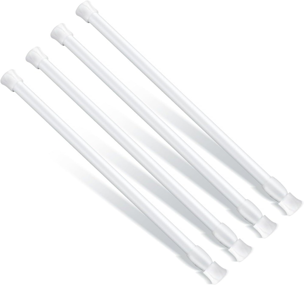 4pcs Window Security Bars, 11.8-19.7 Inch Adjustable Sliding Door Security Lock