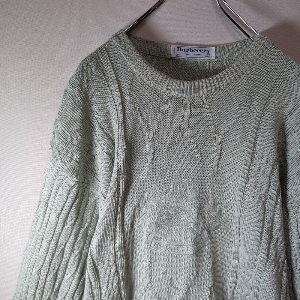 Burberry knit sweater Men's Fashion from Japan