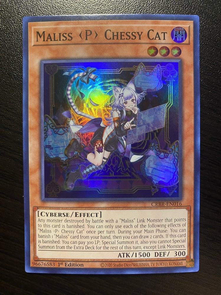 Maliss P Chessy Cat CRBR-EN016 - 1st Edition - Super Rare - Near Mint!