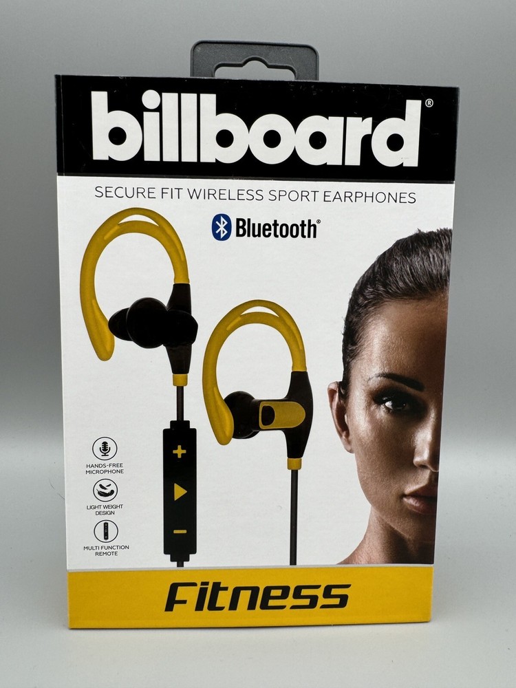 Secure Fit Wireless Sport Earphones Bluetooth Lightweight for Fitness