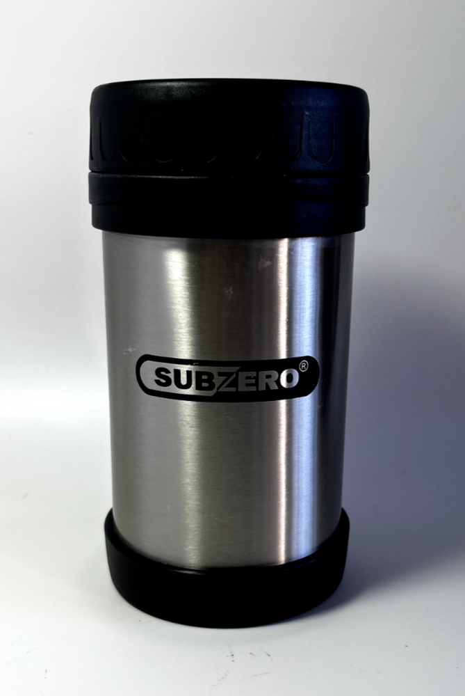 Subzero Food Jar Vacuum Insulated Stainless Steel 17 oz. Keeps food HOT/COLD BLK