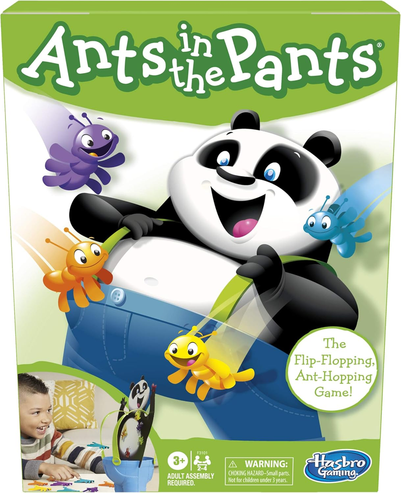 Hasbro Ants in the Pants Preschool Game for Kids Ages 3+, Fun Board Game for 2-4