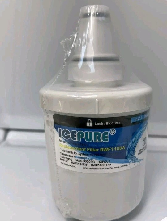 New ICEPURE RWF1 100A Samsung Refrigerator Water Filter 100A Replacement