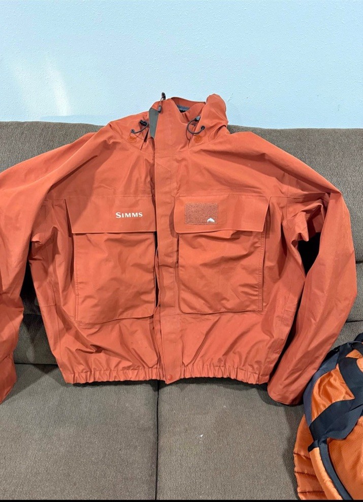 Simms Fly Fishing Men Xl Gorpcore Gore-tex Jacket
