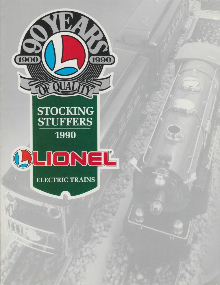 1990 Lionel Electric Trains Stocking Stuffers Edition Catalogue 77263