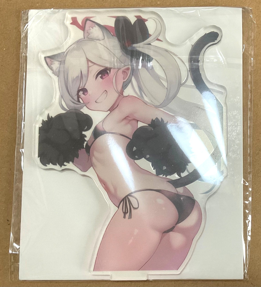 Blue Archive Asagi Mutsuki Swimsuit Bikini Anime Game Acrylic Stand 15cm New