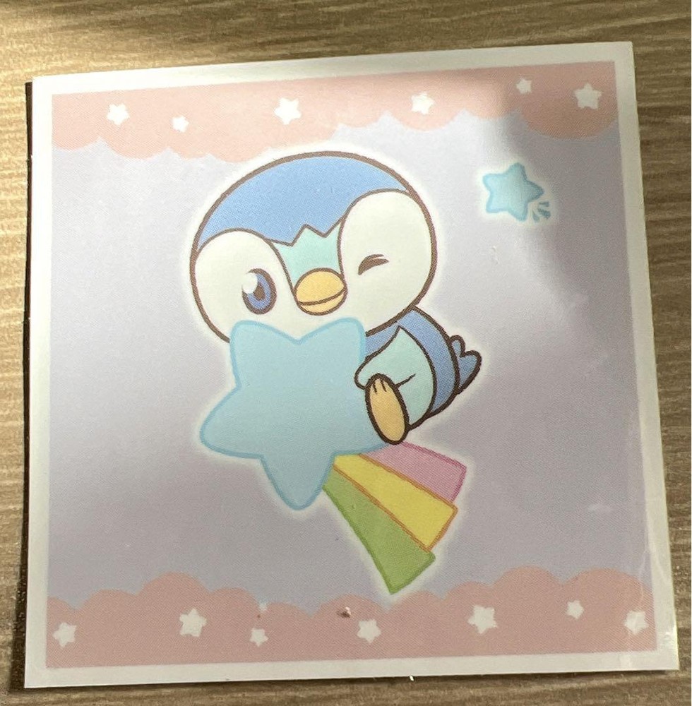 Cute Piplup Pokemon PokePeace Anime Sticker for Fans