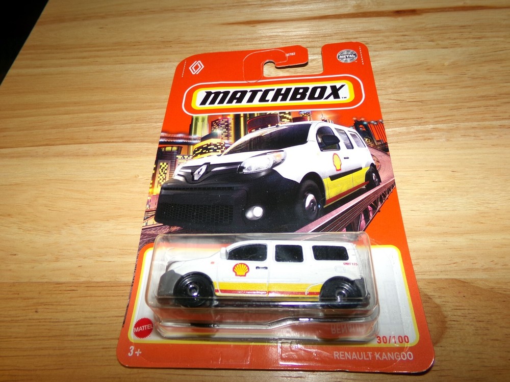 2022 Matchbox #30 Renault Kangoo WHITE | SHELL OIL | FSC