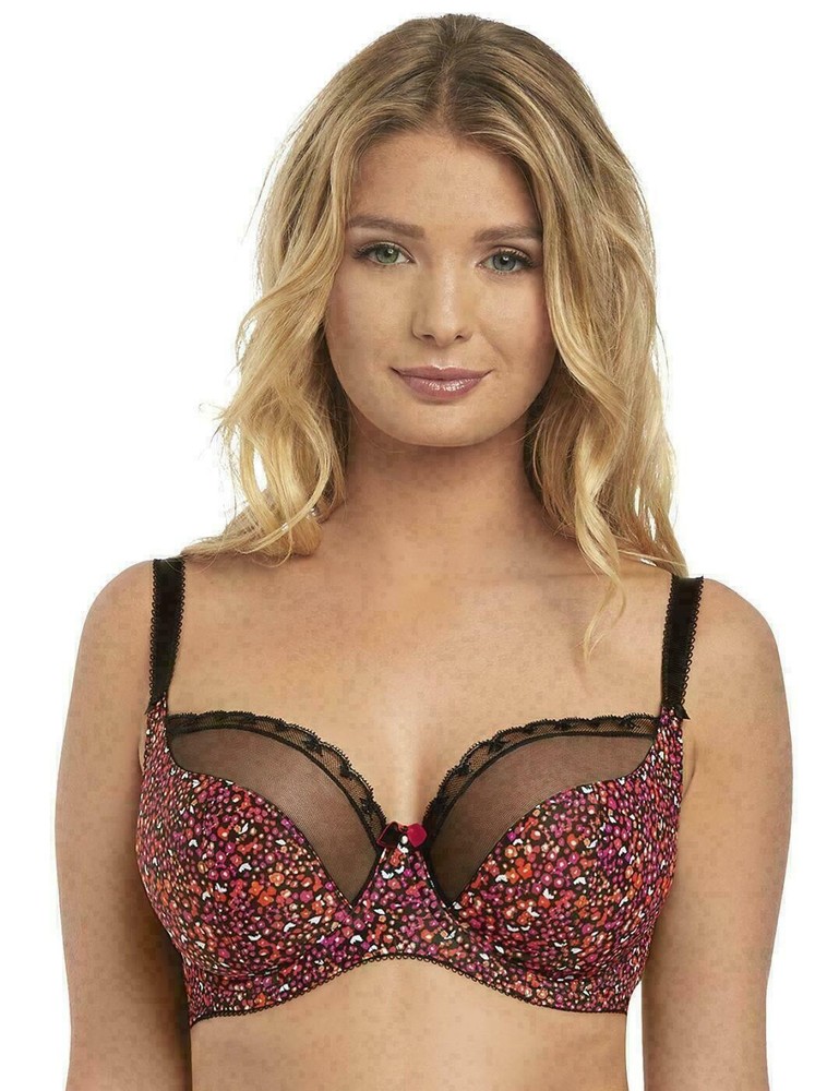 Freya Lingerie Womens Underwear In Bloom 5231 Plunge Balcony Bra Posie Sexy Bra