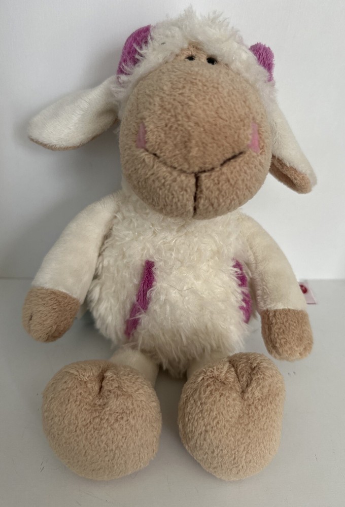NICI RARE 2012 LAMB PINK BOWS 10” PLUSH ITEM NO NC35075  Jollyfriends NWT
