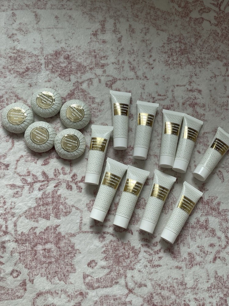 LOT Jonathan Adler Champagne Soaps and Conditioners