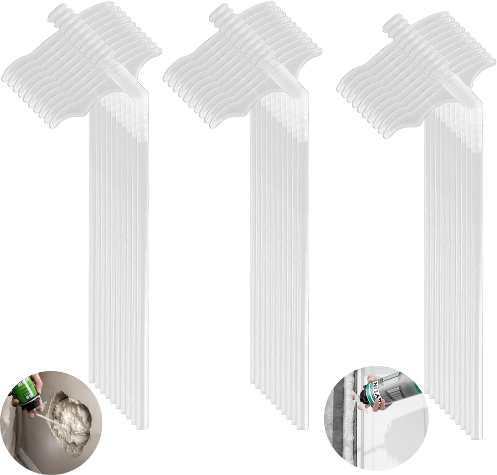30Pcs Plastic Spray Foam Nozzle Tips for Gap Filling and Insulation