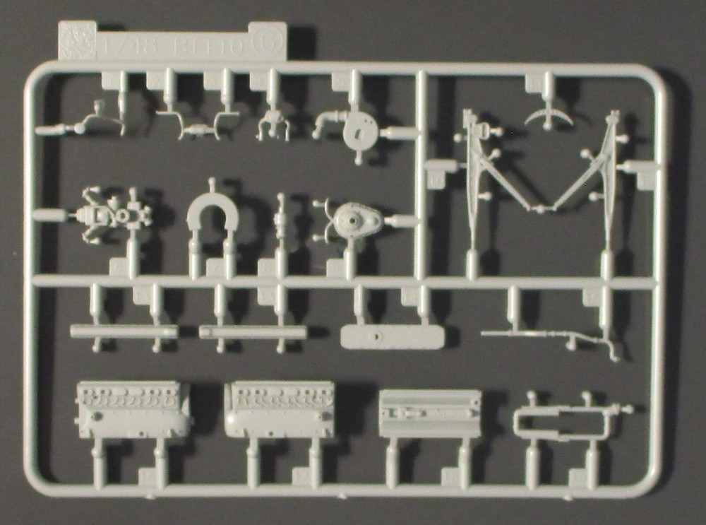 1/48 Scale Cyber Hobby Bf110D-3 Model Kit Parts Tree G #5555-image