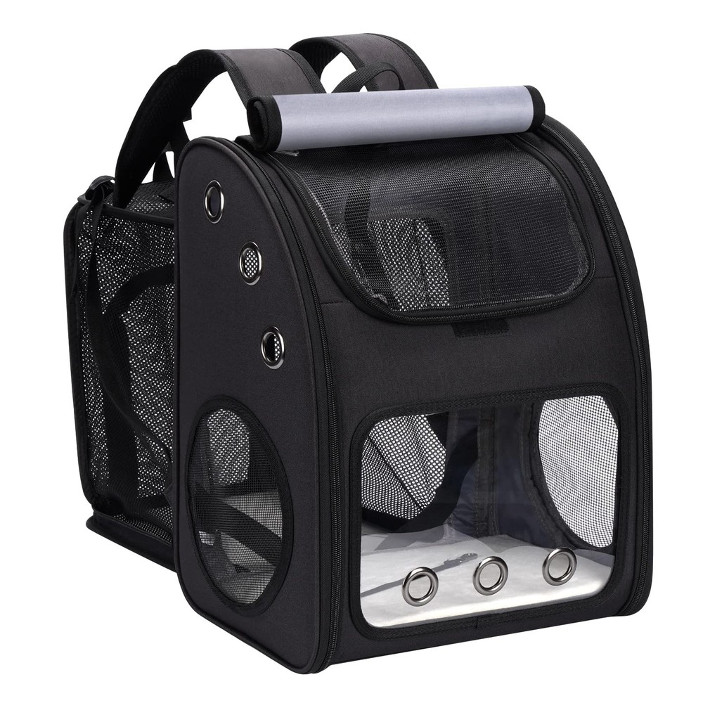 Cat Carrier Backpack Expandable Cat Backpack for Cats Dogs and Small Animals ...
