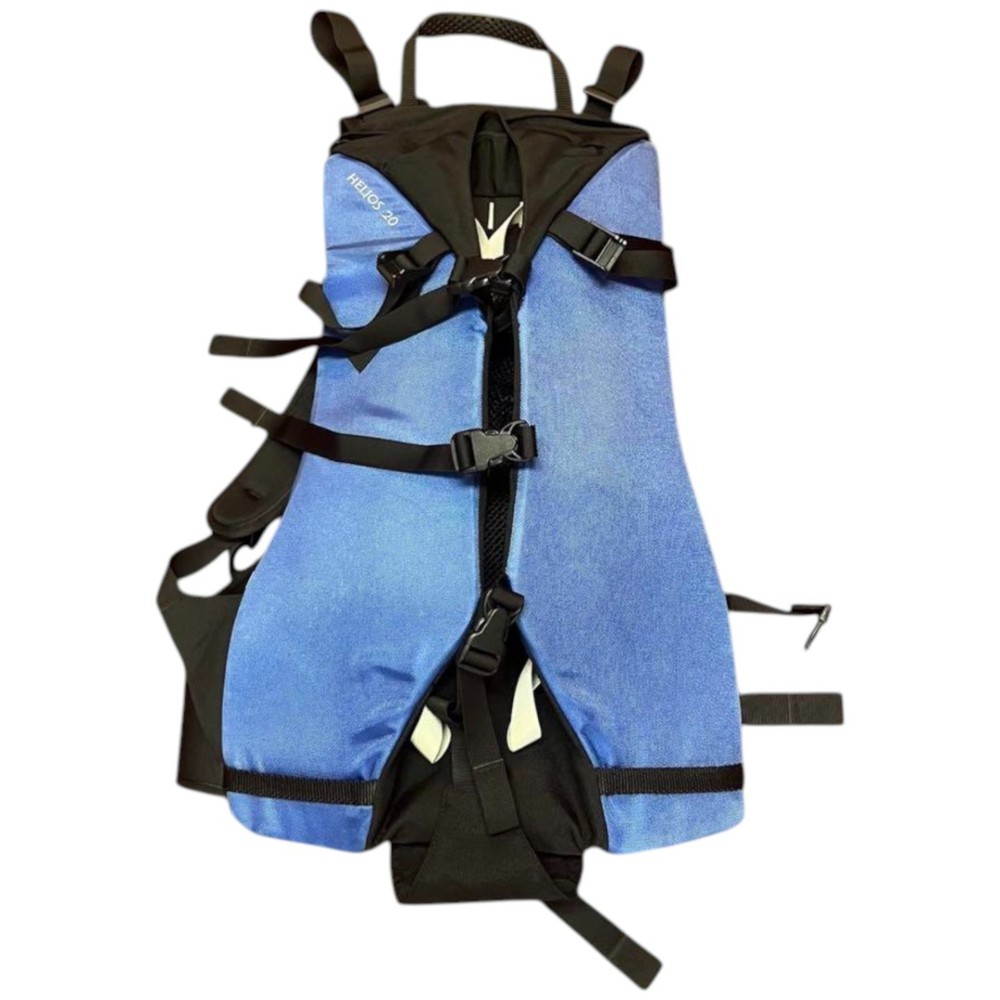 Osprey Helios 20L Backpack Blue Black Adjustable Straps Mesh Panel Used Outdoor Hiking Pack