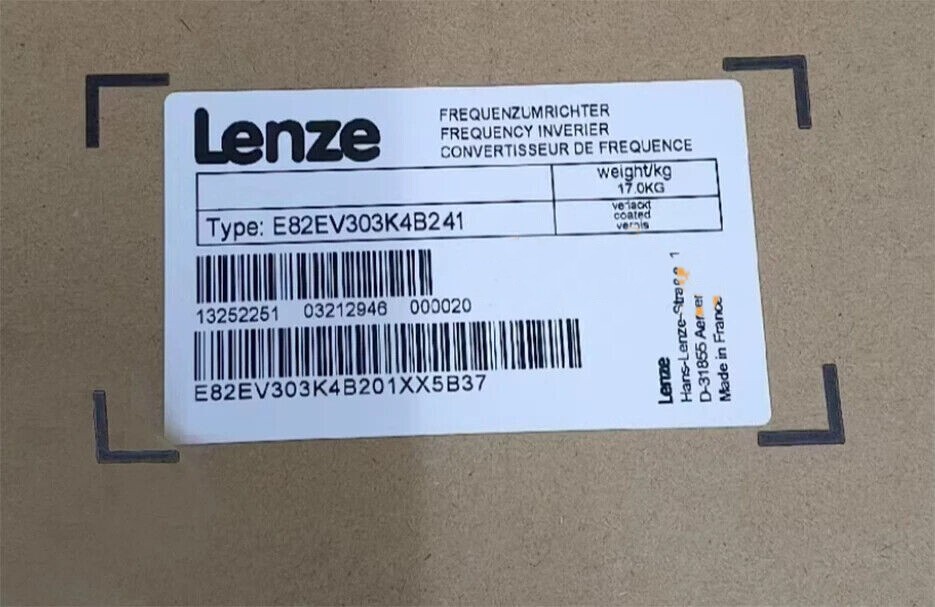 E82EV303_4B241 NEW LENZE E82EV303K4B241 Inverter 8200 vector E82EV303-4B241