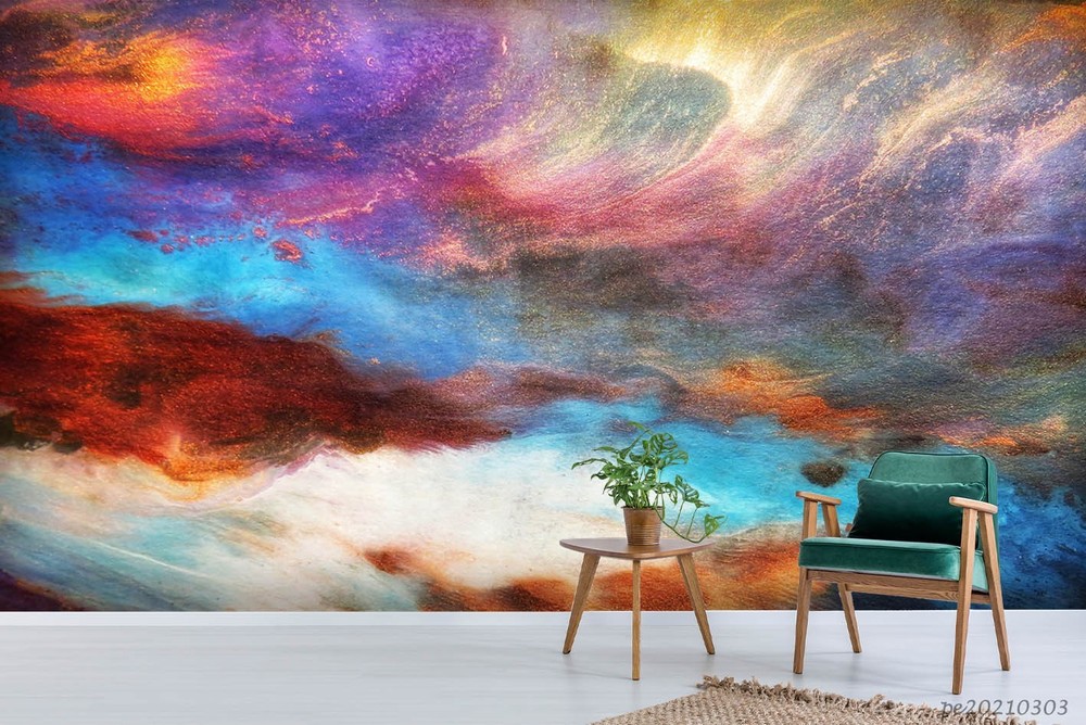 3D Abstract Oil Painting Wall Murals Wallpaper Murals Wall Sticker