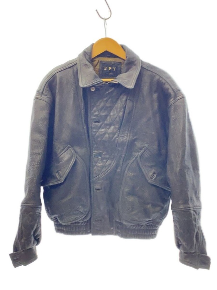 /Leather Jacket Blouson/-/Sheep Leather/Blk 3464