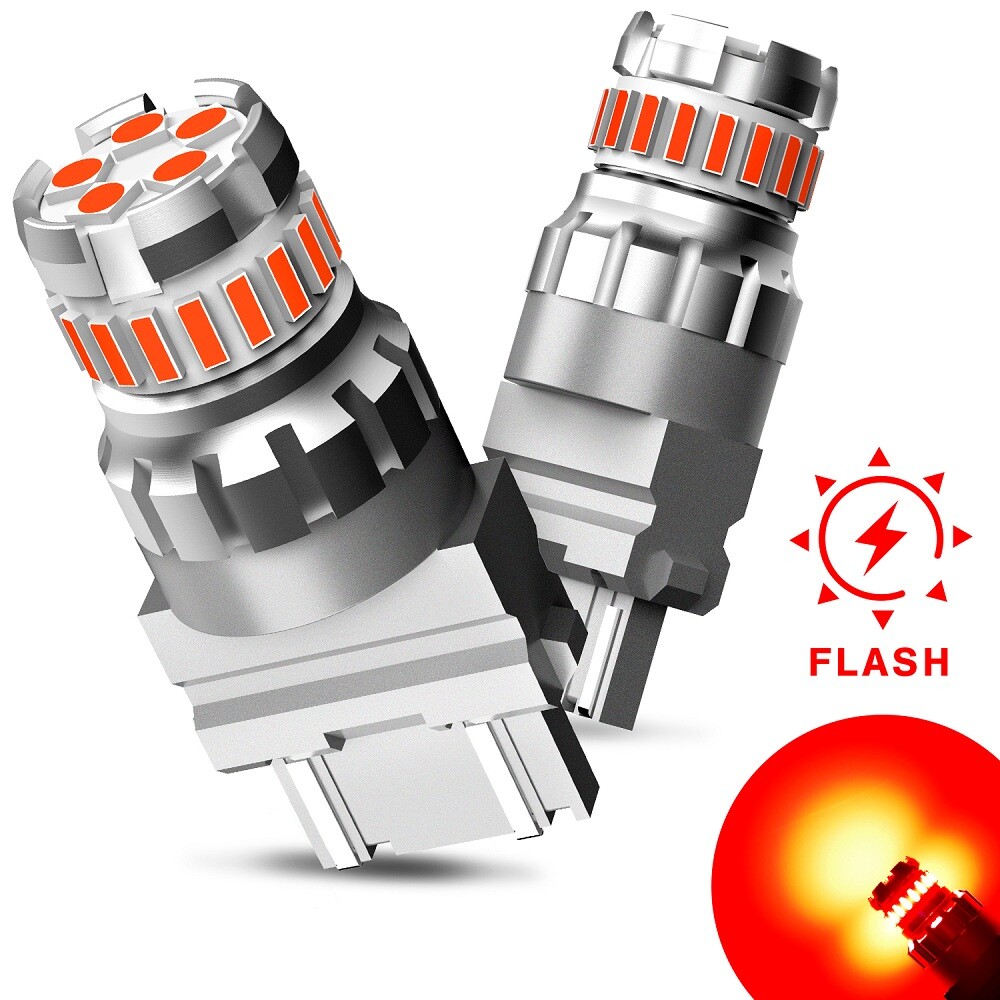 AUXITO 2X 3157 3057 LED Brake Tail Light Bulbs for Dodge Ram 1500 2500 3500 Red
