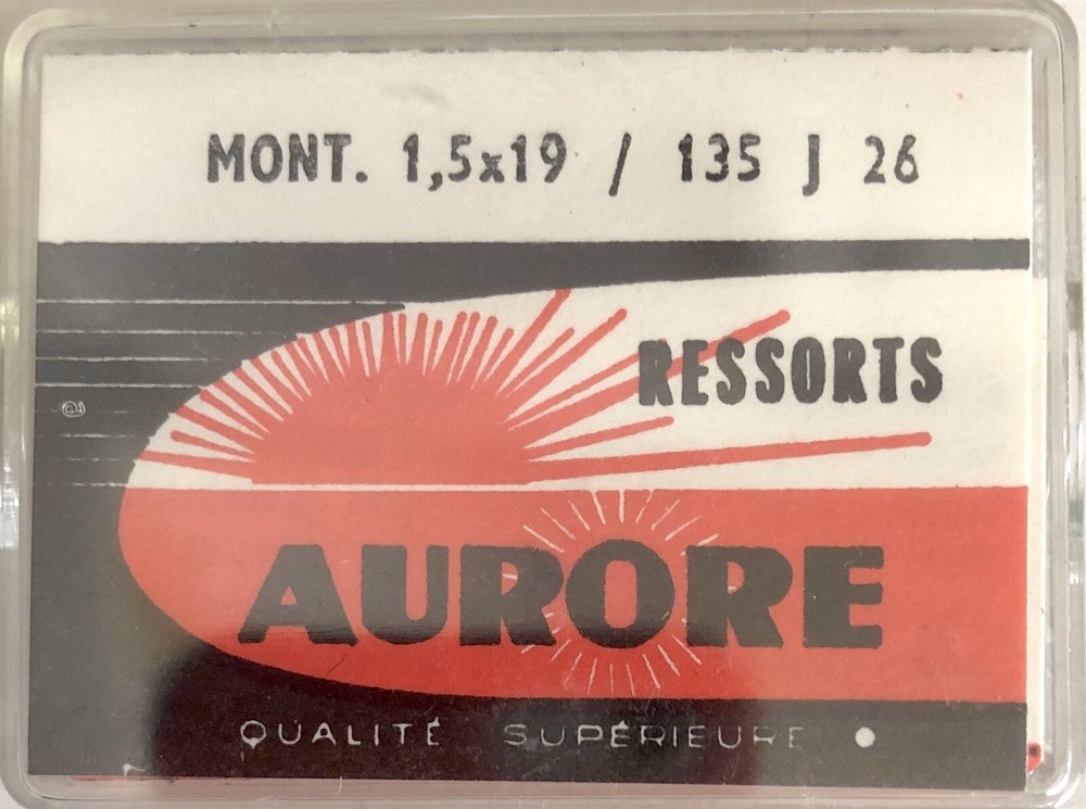 1X=1 Mainspring X 9601 1.35 X 0.09 Ø 8 Watch 135 J 26 - 1.5 X 19