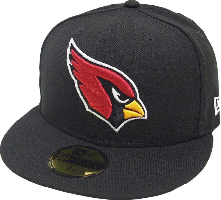 New Era Arizona Cardinals Solid Black On Field Cap 5950 Fitted Limited Edition