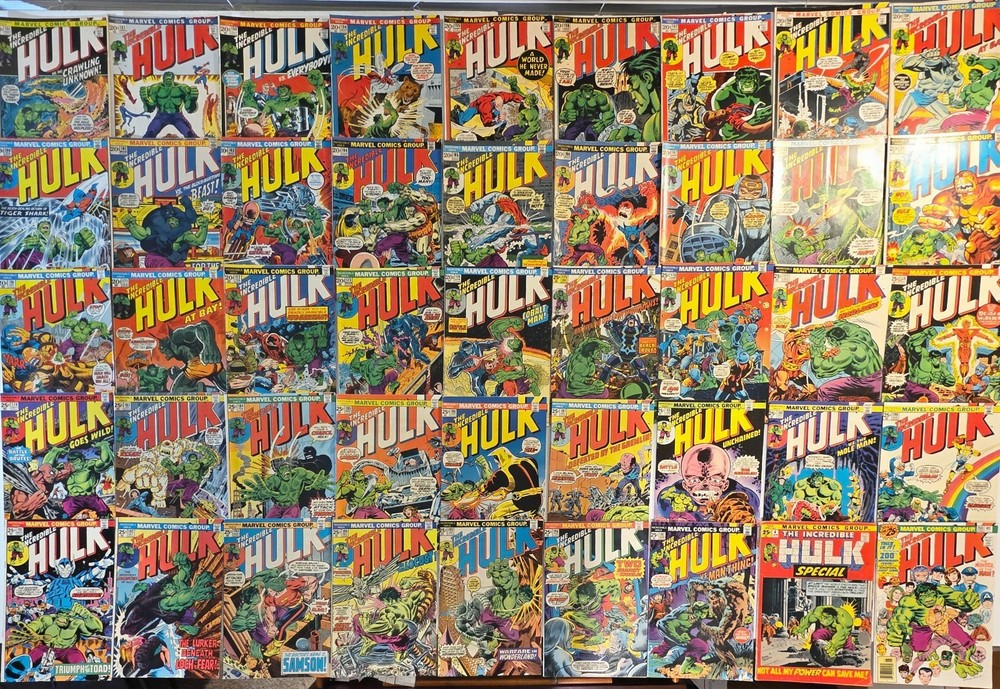Incredible Hulk Bronze Lot☆45 #151-200* Many 1st Apps W MVS' 1972 High Mid Grade