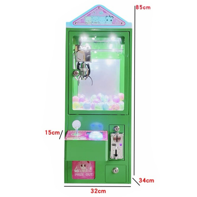110V 220V Claw Crane Machine Candy Toy Doll Grabber Catcher Carnival Play Mall