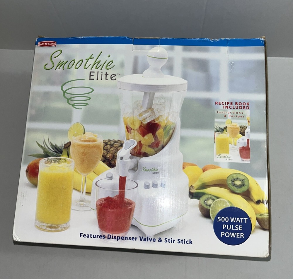 Back To Basics Smoothie Elite 500W Blender Pulse Power SE2000 New