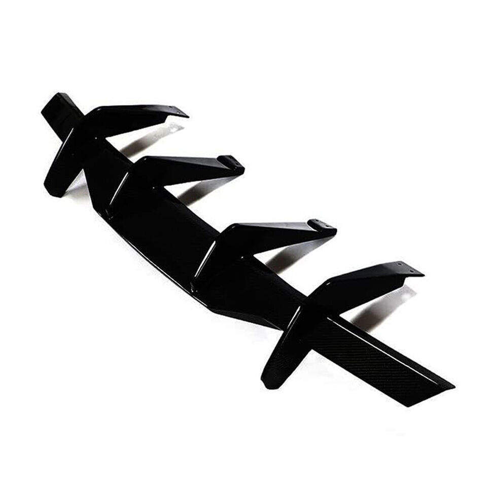 For 20-23 Chevrolet Corvette C8 Z51 Stingray Rear Bumper Diffuser Lip Black US