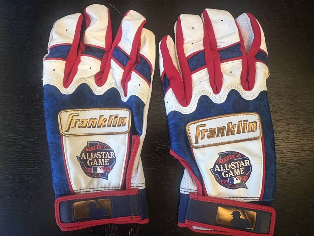 2024 Authentic MLB All Star Game Men’s Batting Gloves Franklin XL Texas Rangers