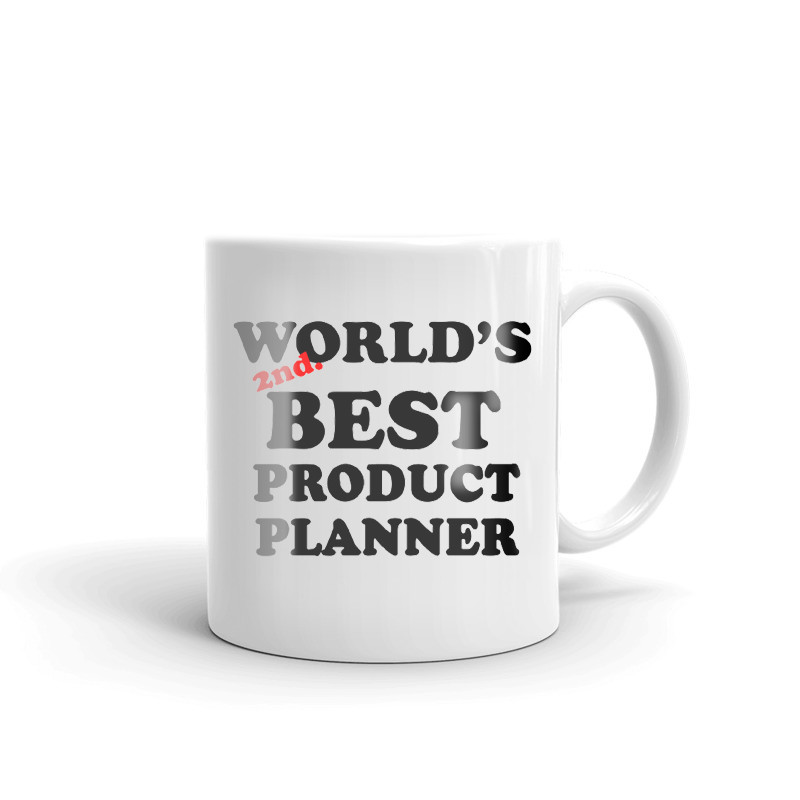 World's 2nd Best Product Manager Coffee Tea Ceramic Mug Office Work Cup Gift