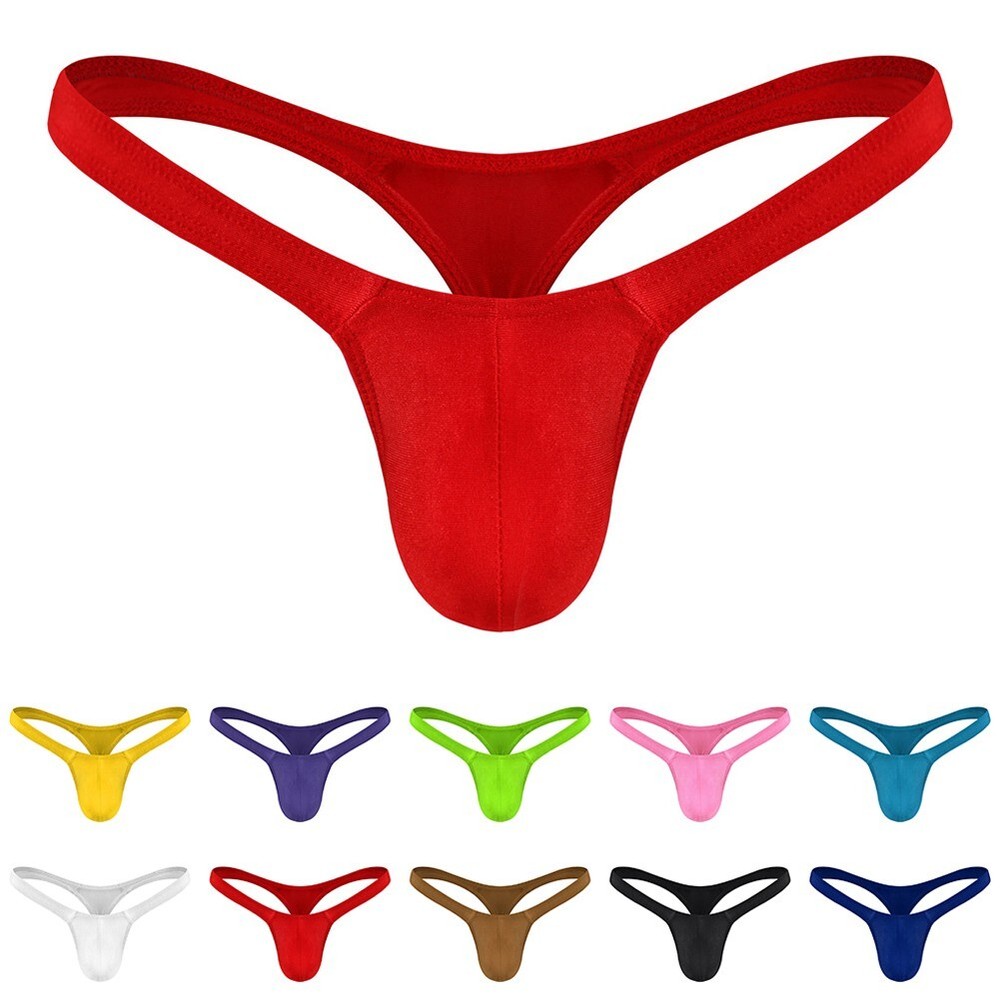 Stylish Mens Underwear Panties G String Lightweight Low-rise Polyester