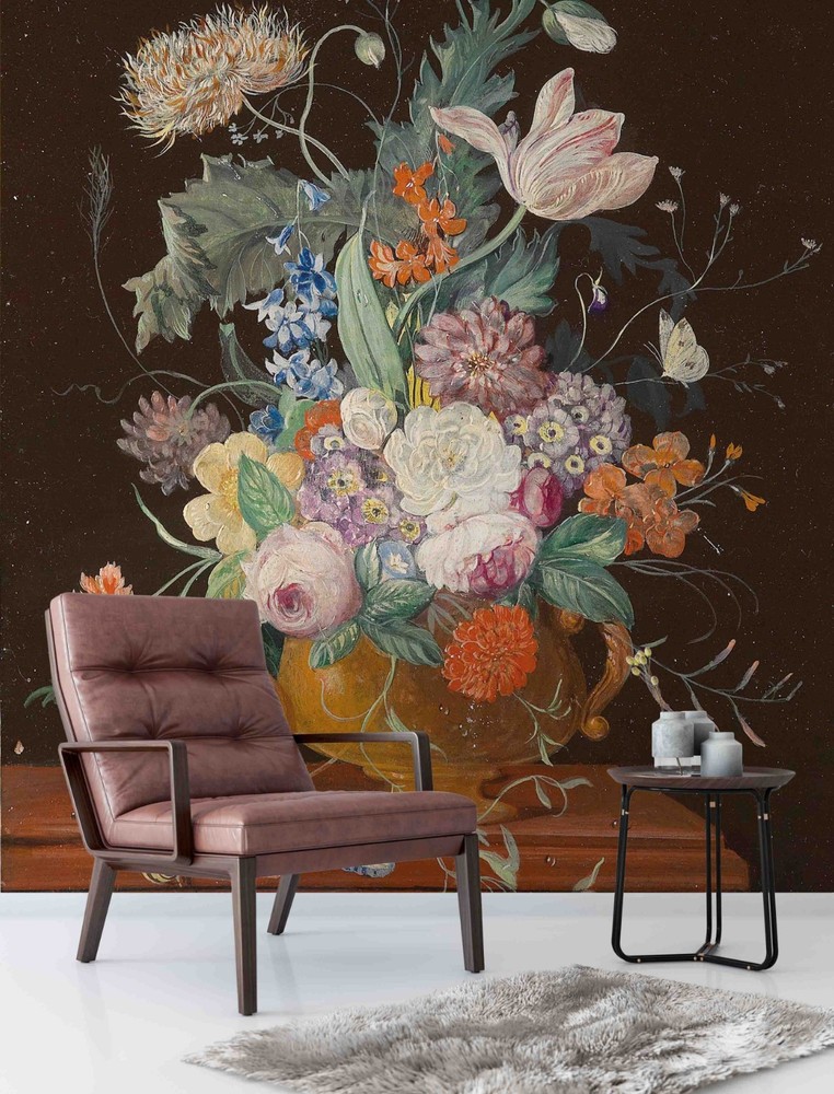 3D Flowers Still Life Oil Painting Wall Murals Wallpaper Murals Wall Sticker 7