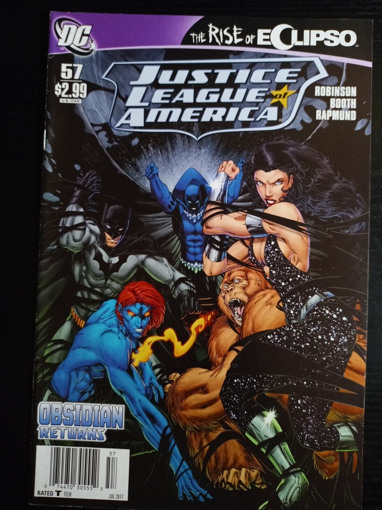 Justice League of America #57 DC 2006 RARE NEWSSTAND EDITION