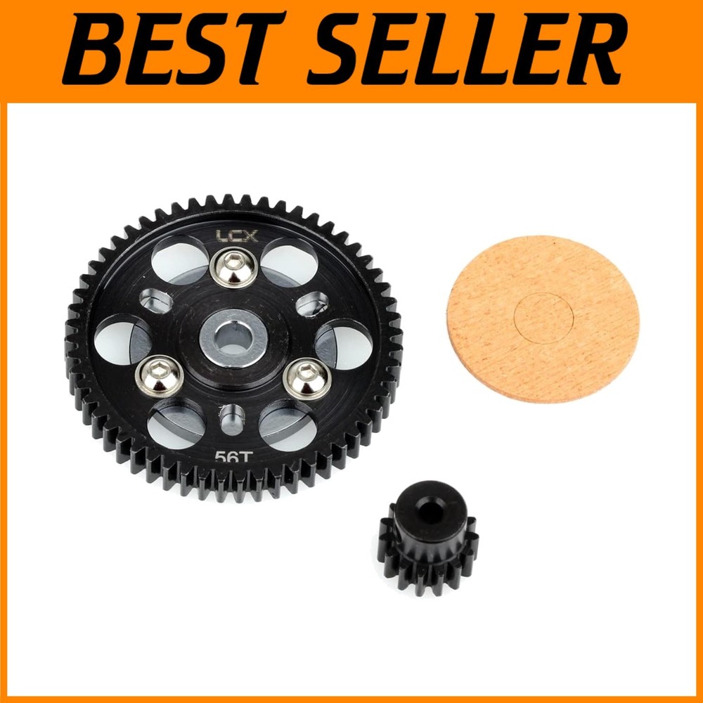 Hardened Steel 56T Spur & 15T Pinion Gear Set for Axial Wraith 1/10 RC Crawler