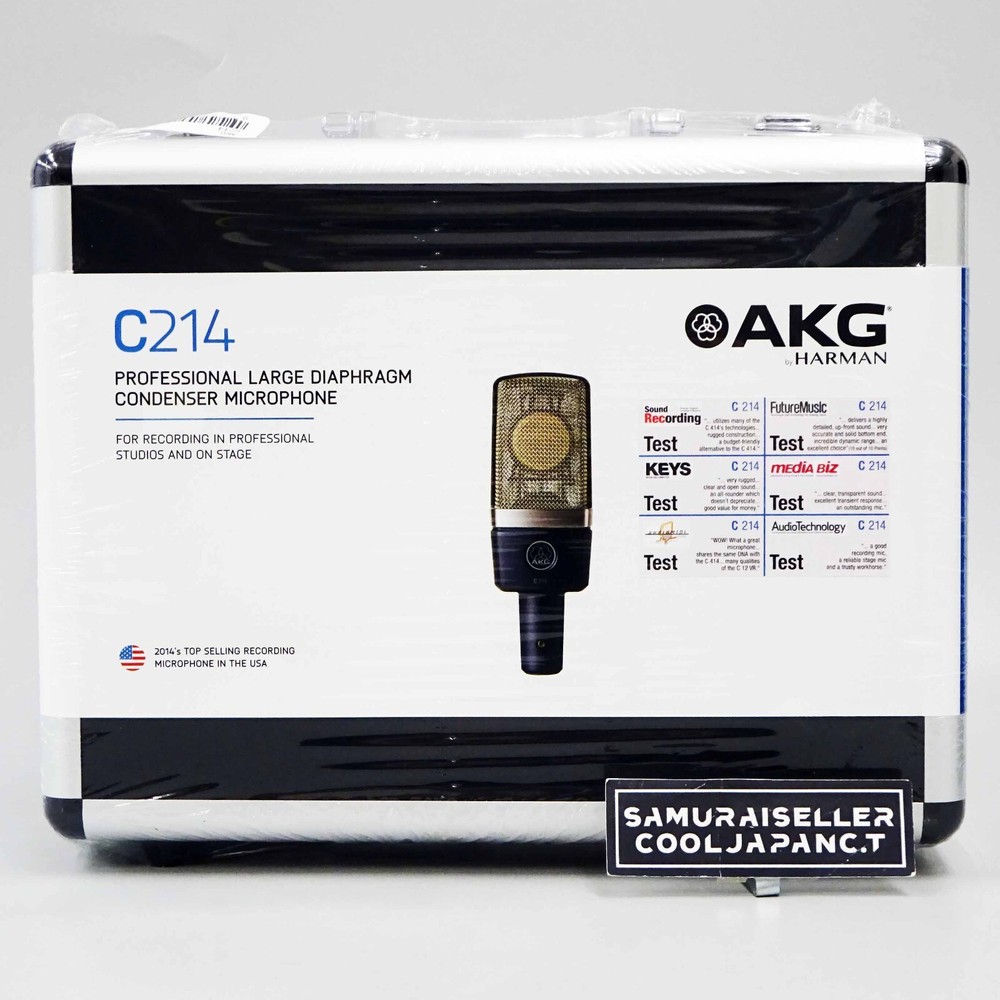 AKG C214 Professional Cardioid Condenser Mic with Large Diaphragm