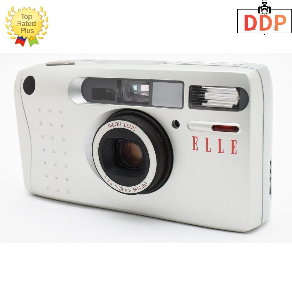 LCD Perfect!!  [TOP MINT] Ricoh R10 ELLE 35mm Film Camera 30mm f/3.5 Macro JAPAN