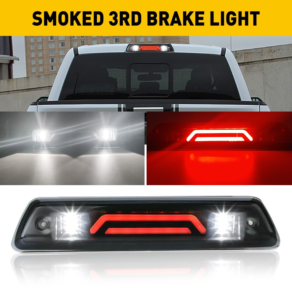 AUXITO Smoke LED Third Brake Light Cargo Tail Lamp Compatible with 2009-2014 Ford F150